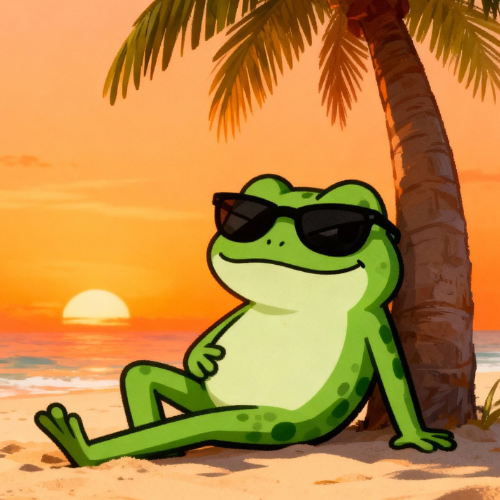 Relaxing Frog